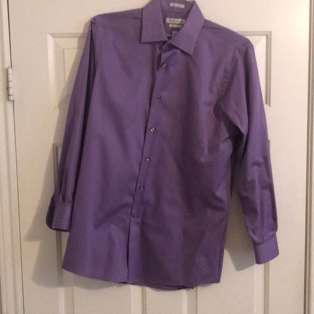 Lilac men’s dress shirt.